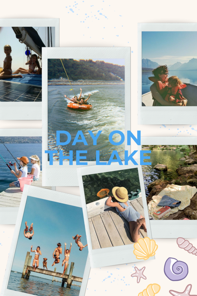 Families I'd Love to Work With: Day on the lake mood board for family photography.